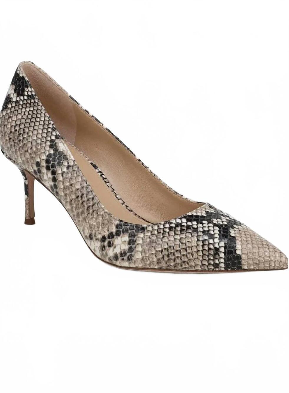 NEW VERONICA BEARD women's rita heel in ecru multi